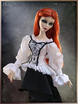 Wilde Imagination - Evangeline Ghastly - Candlelight Blouse - Outfit